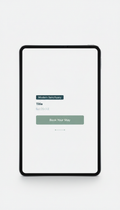 Booking call-to-action with conversion focus