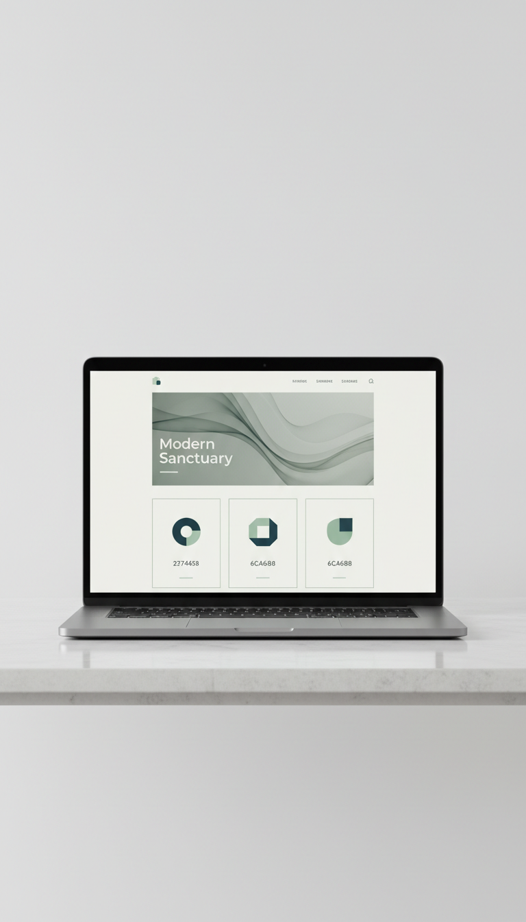 Homepage theme with crisp geometry